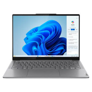 Lenovo Yoga Slim 7i 14" Gen 9, a sleek and lightweight laptop on a minimalist desk.