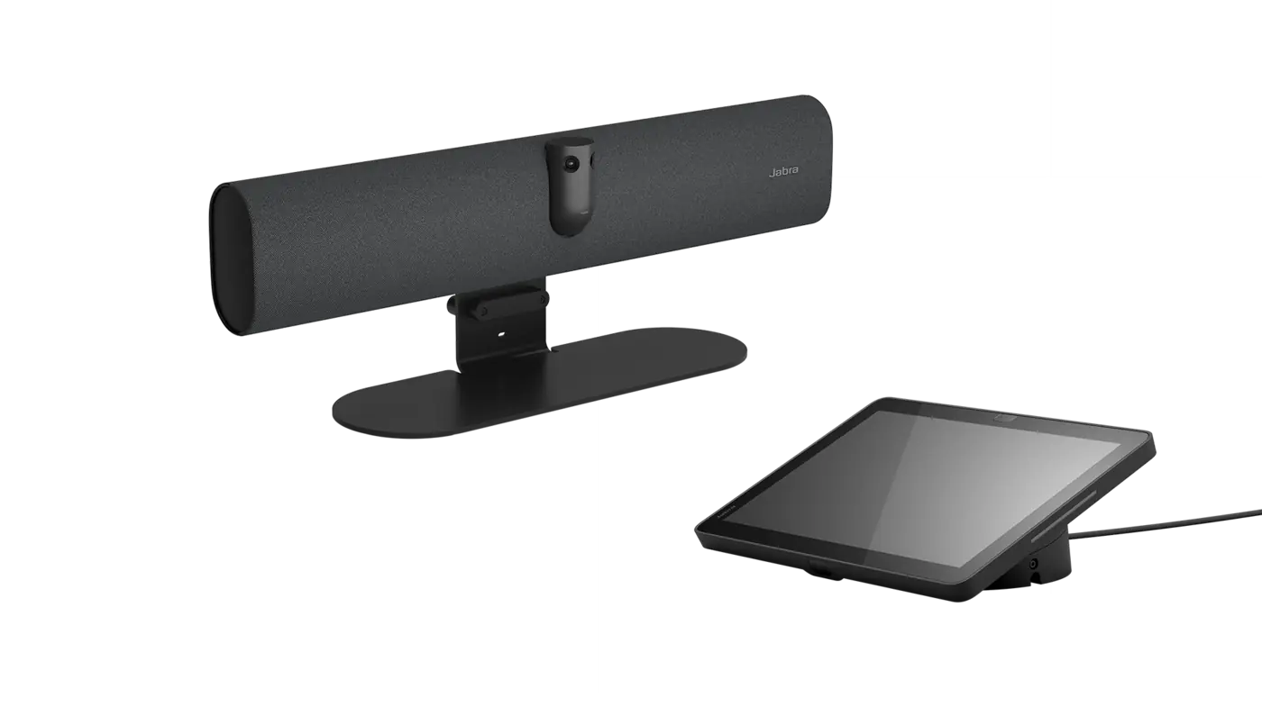 Representative compact Jabra PanaCast meeting-room solution