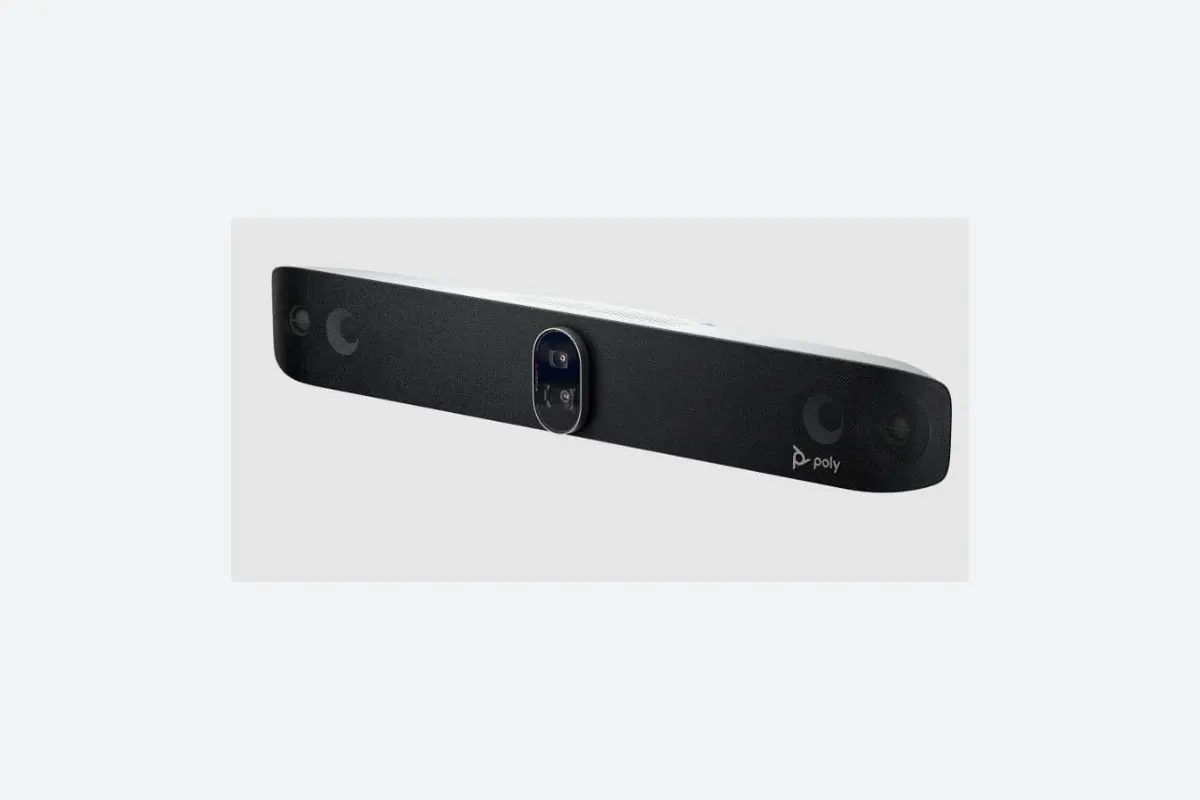 Representative HP Poly Studio X Series all-in-one video bar