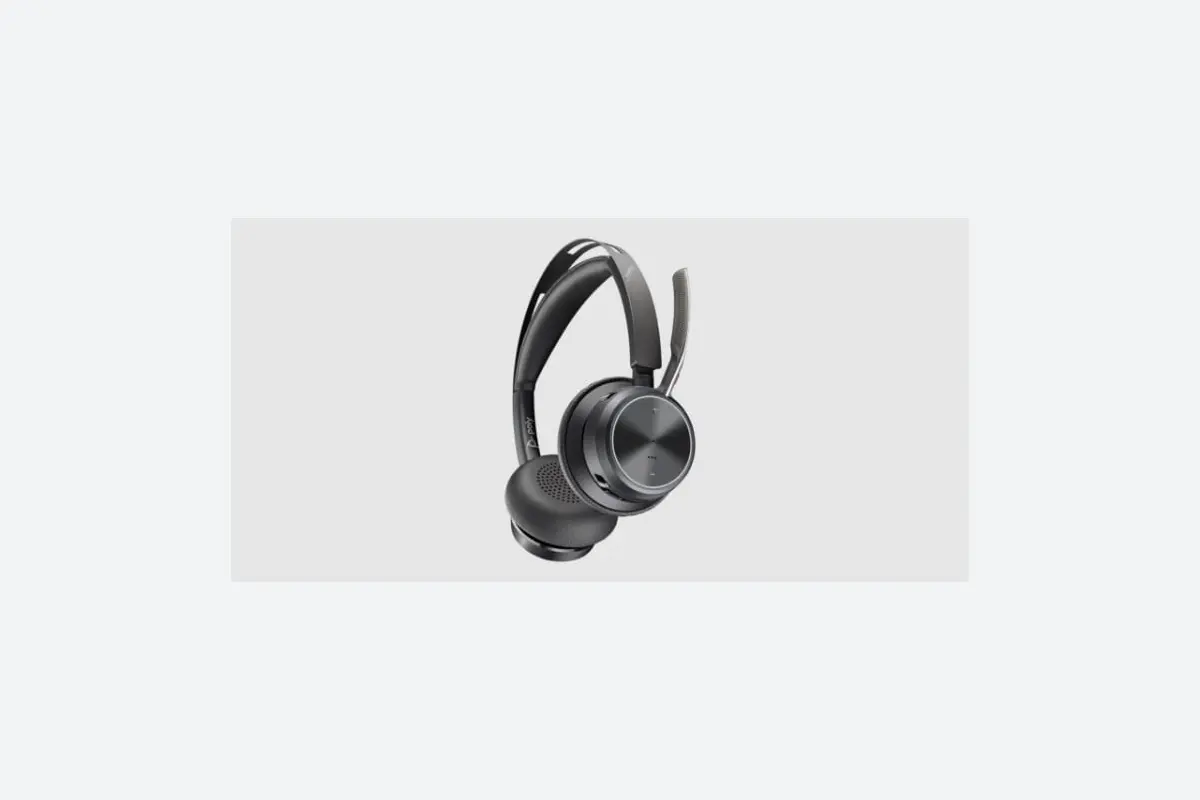 Representative HP Poly Voyager Focus Series office headset
