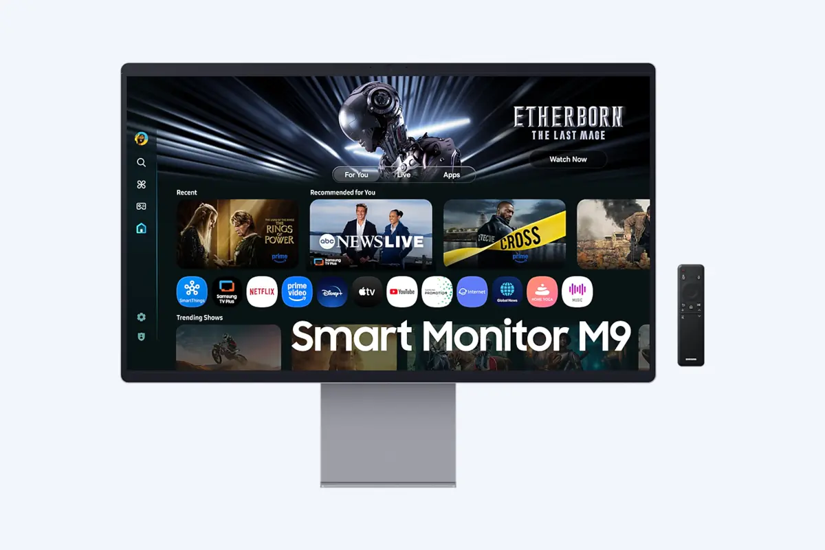 Representative Samsung Smart Monitor Series display